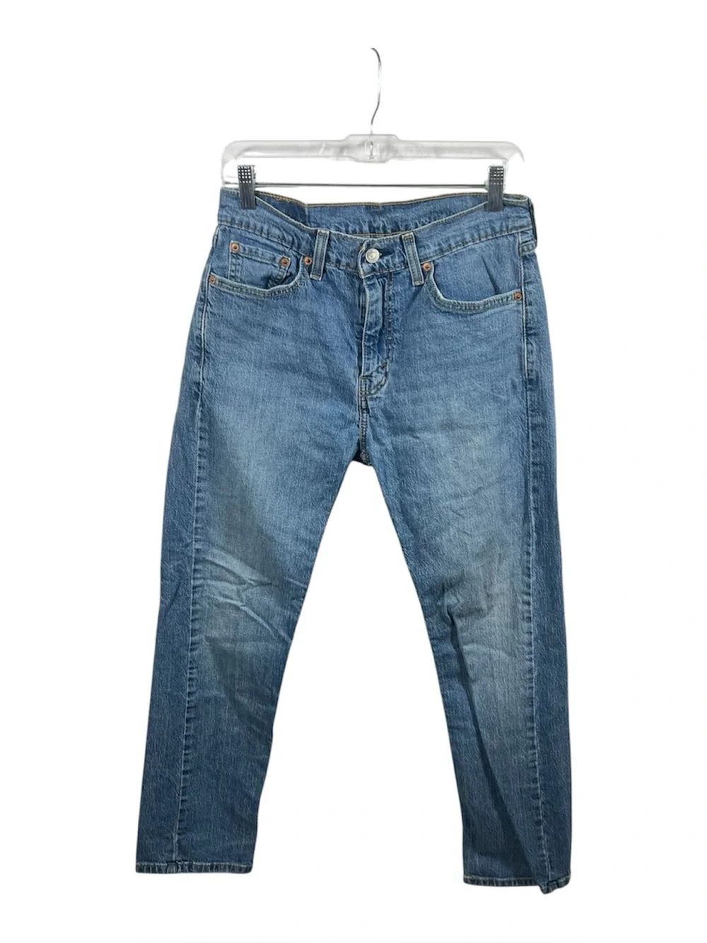 Levis Jeans Mens 505 Straight Leg 30 Denim Bottoms Medium Wash Everyday 30x30